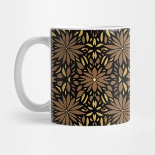 Seamless floral pattern with flowers and leaves Mug
